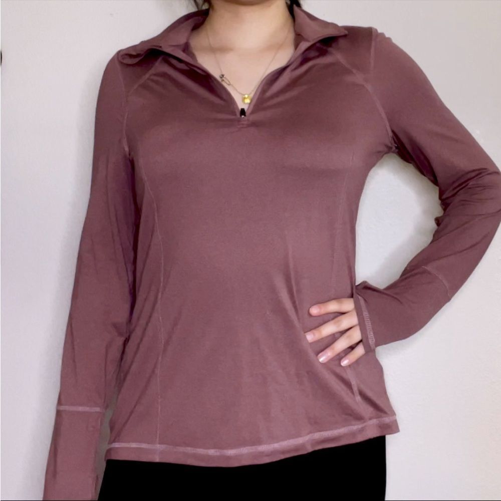 Lukka Lux Muted Purple Athletic Pullover Zipup